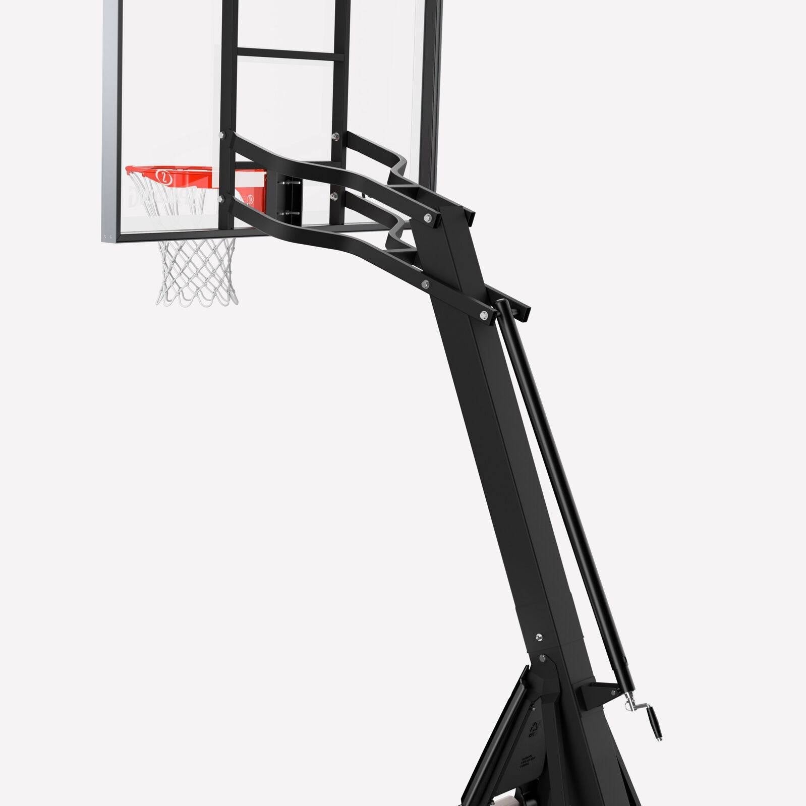 Portable Basketball Hoop System Stand Height Adjustable 7.5ft – 9.2ft with  32 Inch Backboard and Wheels - FurniHQ